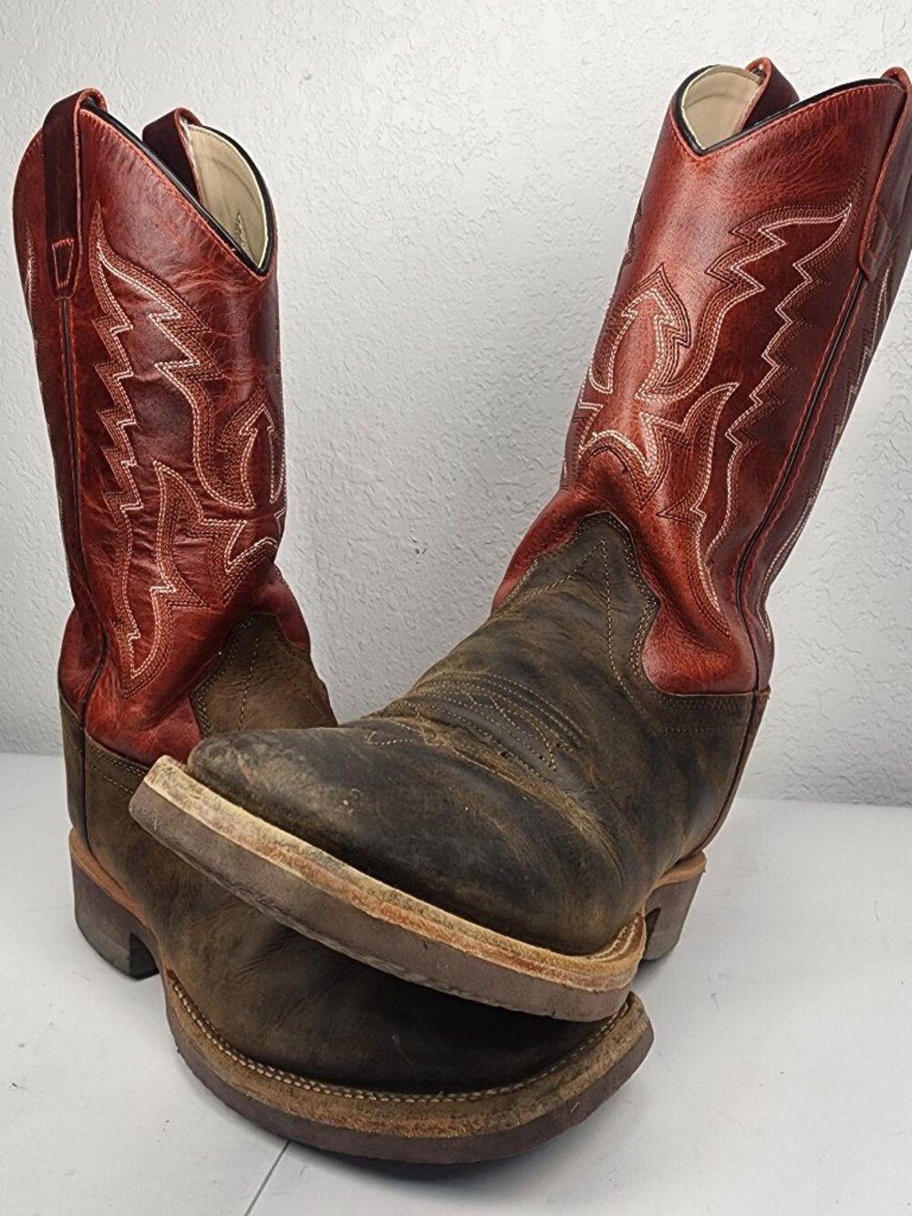Cody James Boys 6.0 D Red Brown Boots Western Cowboy Country Leather Classic